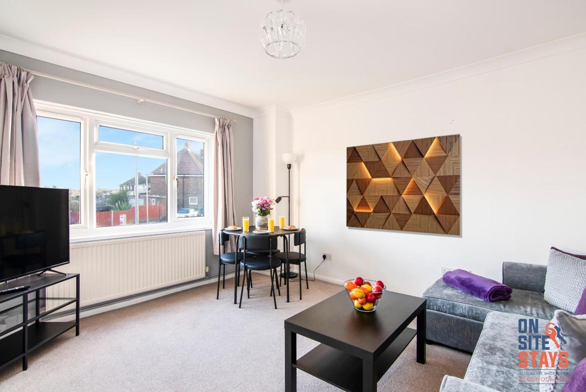 Onsitestays - Cosy 2-Bedroom Apartment With Private Entrance & Long Stay Prices Gravesend Zewnętrze zdjęcie