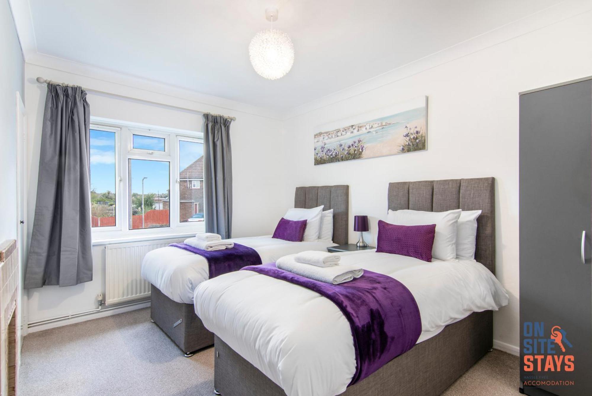 Onsitestays - Cosy 2-Bedroom Apartment With Private Entrance & Long Stay Prices Gravesend Zewnętrze zdjęcie